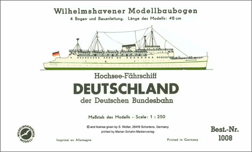 Möwe modell 1008 fähre - möwe-modell, "fähre