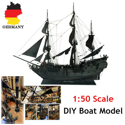 Segelschiffmodell the black - the,
