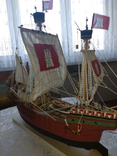 Hanseschiff um 1470 - 1:50,