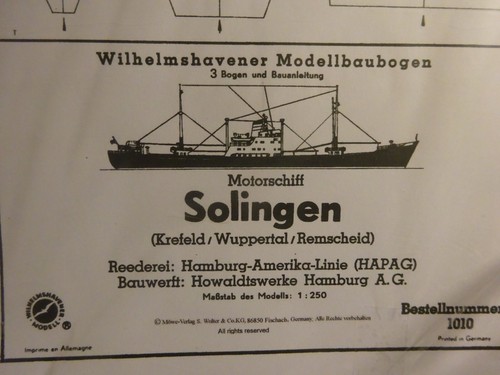 Solingen motorschiff - solingen,