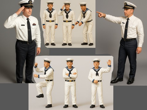 Schnellboot besatzung figuren - besatzung,