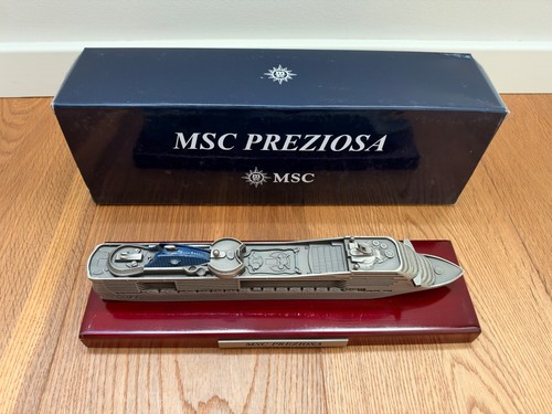 Msc preziosa schiffsmodell - msc, |