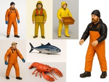 Fischkutter Figuren 5 Stück