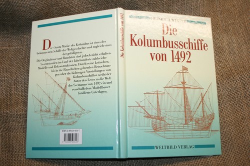Fachbuch kolumbusschiffe pinta - fachbuch,